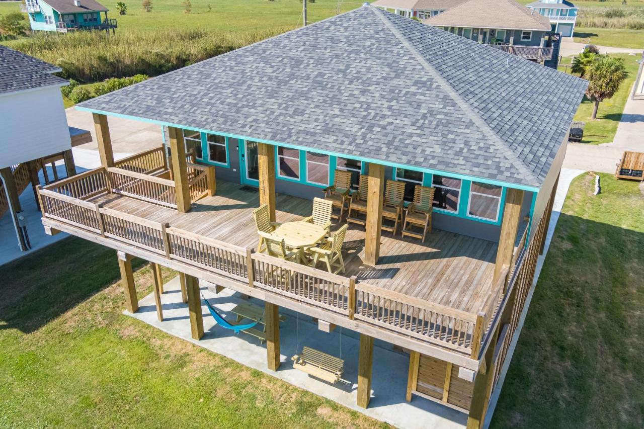 Stylish 4Br Crystal Beach Retreat Walk To Beach Bolivar Peninsula 外观 照片